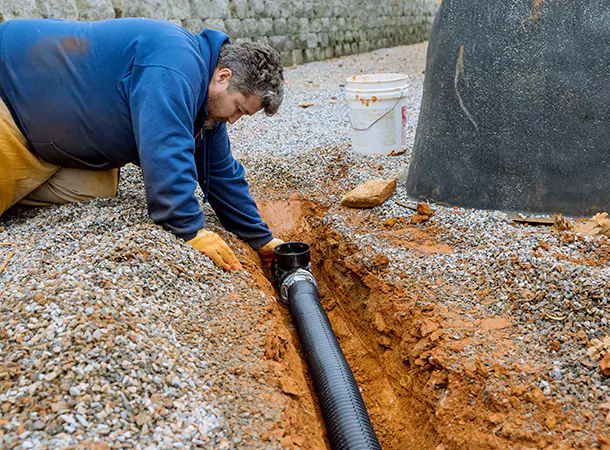 Sewer Pipe Burst Replacement in Shoreacres, Burlington